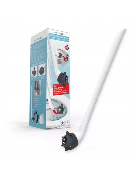 EASYmaxx Szczotka do czyszczenia toalety Silikonowa szczotka do WC 2w1