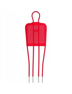 Mur piłkarski treningowy Pure2Improve, 170cm, Pasywny obrońca Czerwony