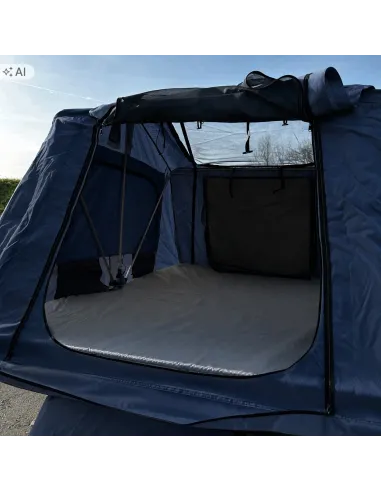 Duży Namiot Dachowy 240x140cm Samochodowy PRIME TECH PRO + PRZEDSIONEK