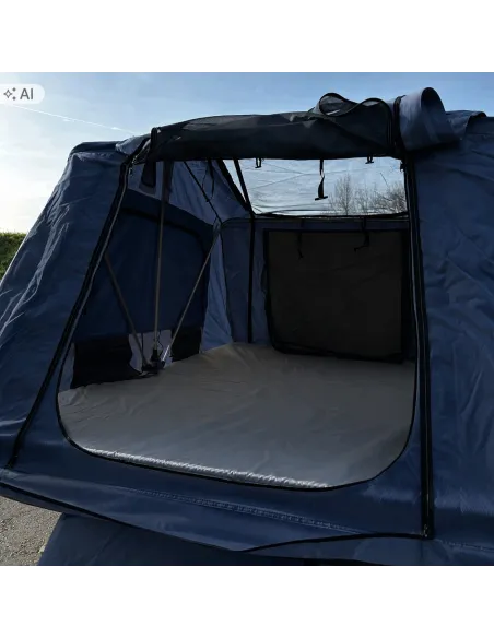 Duży Namiot Dachowy 240x140cm Samochodowy PRIME TECH PRO + PRZEDSIONEK
