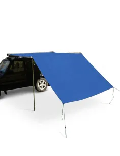 MARKIZA Samochodowa 250x200cm Niebieska z Powłoką UV + TARP