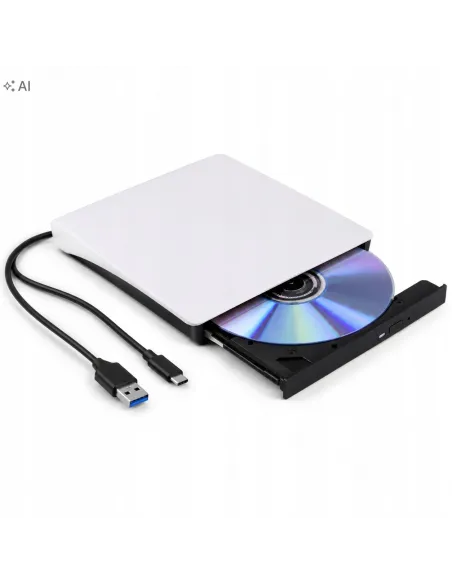 ZEWNĘTRZNY NAPĘD CD DVD NAGRYWARKA USB 3.0 DO LAPTOPA PC MAC ECD819