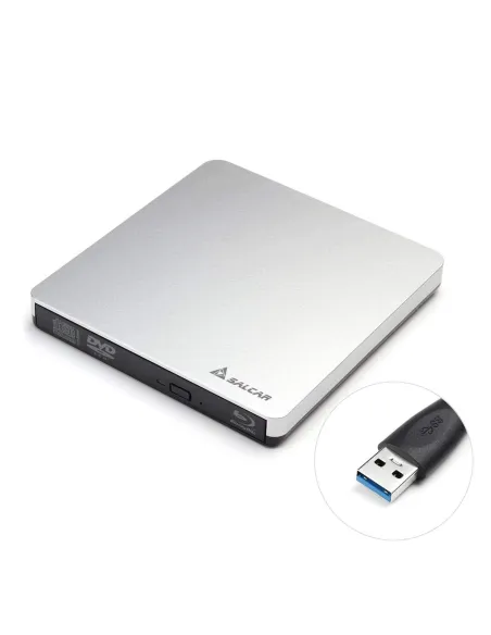 Zewnętrzny Przenośny Napęd DVD CD USB 3.0 Nagrywarka SLIM SALCAR ODP95