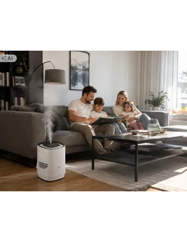 OCZYSZCZACZ NAWILŻACZ EWAPORACYJNY POWIETRZA JONIZACJA ALFDA filtr HEPA