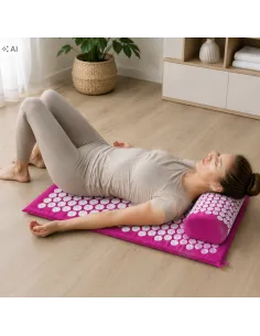 Mata do Akupresury z Poduszką na Kark Kolce Masażer Pleców + Torba 2