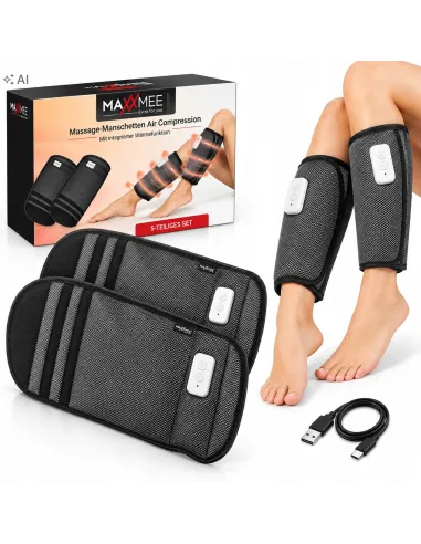 2xMASAŻER CIŚNIENIOWY NÓG ŁYDEK DO ŁAGODZENIA BÓLU DRENAŻ LIMFATYCZNY MOCNY