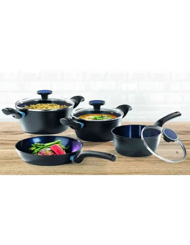 ZESTAW GARNKÓW BRATMAXX 7 EL INDUKCJA PATELNIA POWŁOKA CERAMICZNA