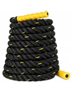LINA CROSSFIT 7kg TRENINGOWA POWER BATTLE ROPE DO WZMOCNIENIA MIĘŚNI 9M