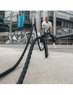LINA CROSSFIT 9,9kg TRENINGOWA POWER BATTLE ROPE DO WZMOCNIENIA MIĘŚNI 12M 2