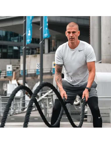 LINA CROSSFIT 9,9kg TRENINGOWA POWER BATTLE ROPE DO WZMOCNIENIA MIĘŚNI 12M