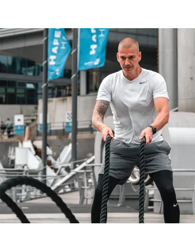 LINA CROSSFIT 9,9kg TRENINGOWA POWER BATTLE ROPE DO WZMOCNIENIA MIĘŚNI 12M