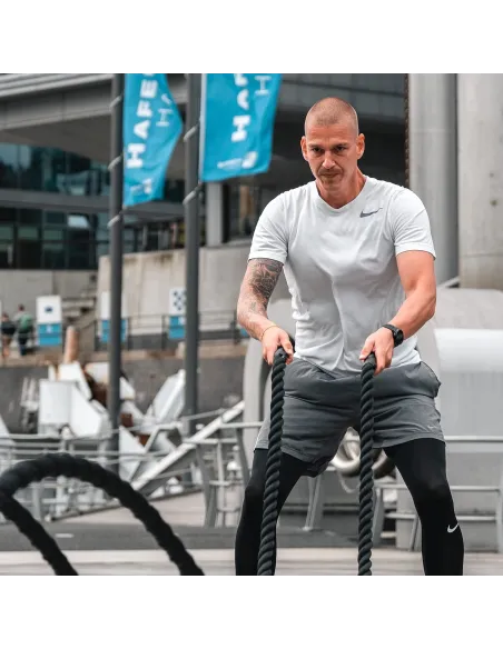 LINA CROSSFIT 9,9kg TRENINGOWA POWER BATTLE ROPE DO WZMOCNIENIA MIĘŚNI 12M