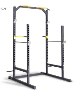 Klatka Treningowa do Ćwiczeń Wielofunkcyjna Power Rack Drążek Poręcze 2
