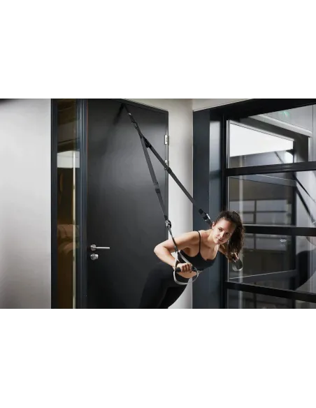 Taśmy Treningowe REBBLO TRX Pasy Podwieszane Trenażer Siłowy Fitness 120 kg