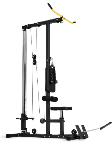 ATLAS DO ĆWICZEŃ WYCIĄG GÓRNY DOLNY 100 KG LAT PULLDOWN DOMOWA SIŁOWNIA