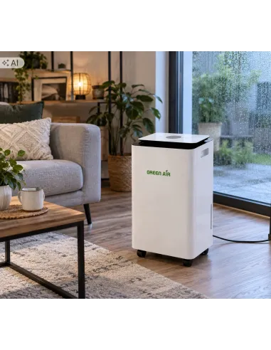 Osuszacz Powietrza 12L/24h WiFi Pompa Wody Pochłaniacz Wilgoci Green Air