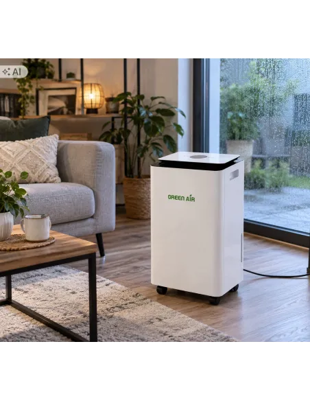 Osuszacz Powietrza 12L/24h WiFi Pompa Wody Pochłaniacz Wilgoci Green Air