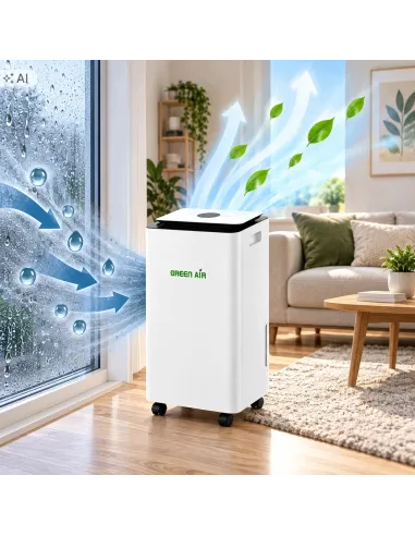 Osuszacz Powietrza 12L/24h WiFi Pompa Wody Pochłaniacz Wilgoci Green Air