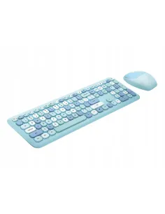 Zestaw Bezprzewodowy Klawiatura + Mysz MOFII 666 BLUE USB 2.4 GHz 2