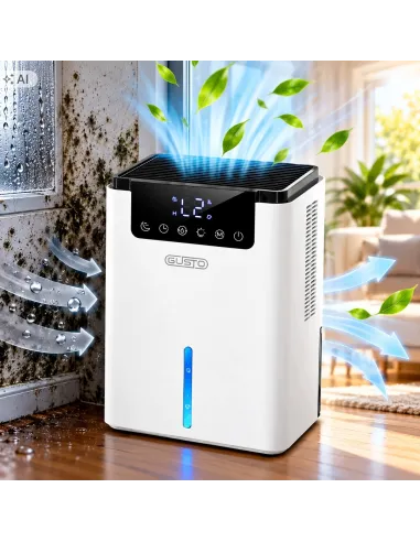 Osuszacz Powietrza Pochłaniacz Wilgoci Elektryczny 25m² 700ml 2,2L Cichy