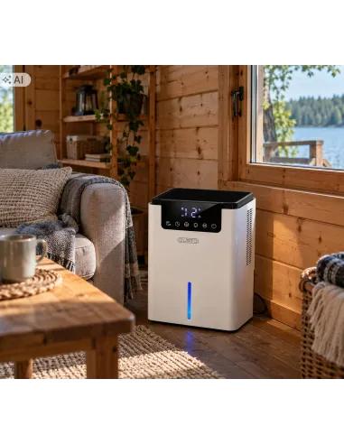 Osuszacz Powietrza Pochłaniacz Wilgoci Elektryczny 25m² 700ml 2,2L Cichy