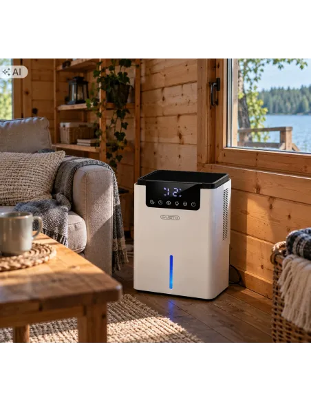 Osuszacz Powietrza Pochłaniacz Wilgoci Elektryczny 25m² 700ml 2,2L Cichy