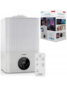 Nawilżacz Powietrza REER 5,5L ULTRADŹWIĘKOWY 2w1 Higrometr PILOT LED 30m2 2