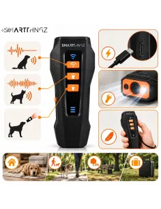 Odstraszacz Psów ULTRADZWIĘKOWY Antyszczekowy TRENER Psa 3w1 SMART THINGZ 2