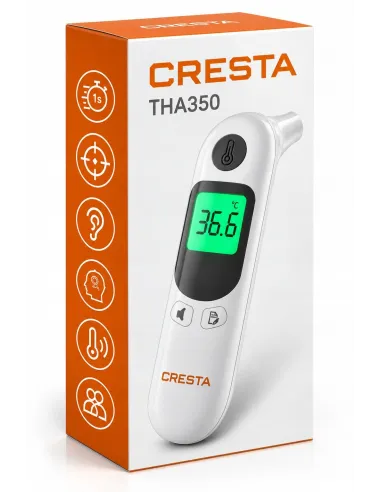 TERMOMETR DOUSZNY ELEKTRONICZNY NA PODCZERWIEŃ DLA DZIECI NIEMOWLĄT CRESTA