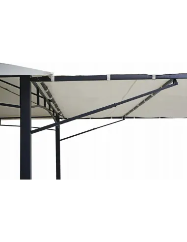 ELEGANCKI PAWILON NAMIOT OGRODOWY ALTANA z OTWIERANĄ MARKIZĄ 3,3x3,3m