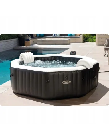 Basen z Hydromasażem Intex 28462 PureSpa Jet&Bubble Deluxe 6 osób 2zagłówki