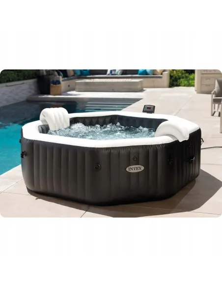 Basen z Hydromasażem Intex 28462 PureSpa Jet&Bubble Deluxe 6 osób 2zagłówki