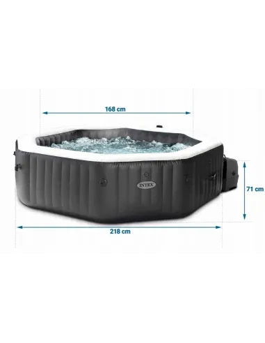 Basen z Hydromasażem Intex 28462 PureSpa Jet&Bubble Deluxe 6 osób 2zagłówki