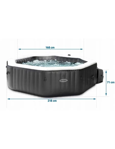 Basen z Hydromasażem Intex 28462 PureSpa Jet&Bubble Deluxe 6 osób 2zagłówki