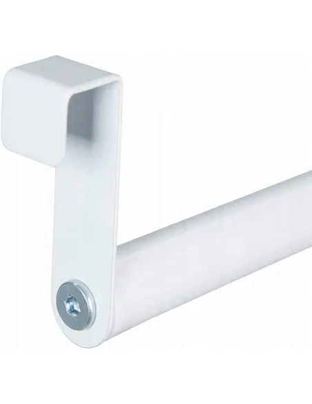 DRĄŻEK RURA UBRANIOWY DO SZAFY z ZACZEPAMI 58-95cm