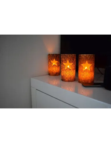 ŚWIECE LED Woskowe Świeczki z NATURALNEGO WOSKU Świąteczne 3szt z PILOTEM