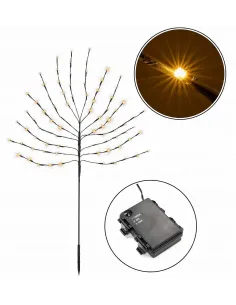 DRZEWKO LED 110cm OŚWIETLENIE ŚWIĄTECZNE BOŻE NARODZENIE LAMPKI Wew/Zew