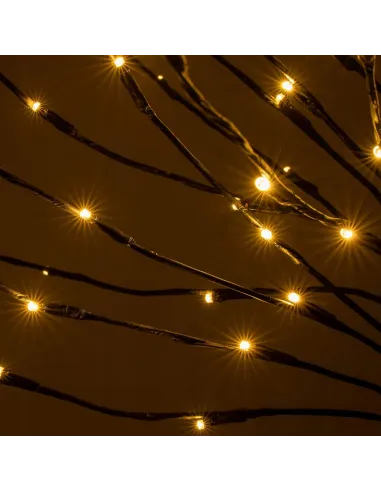 DRZEWKO LED 110cm OŚWIETLENIE ŚWIĄTECZNE BOŻE NARODZENIE LAMPKI Wew/Zew