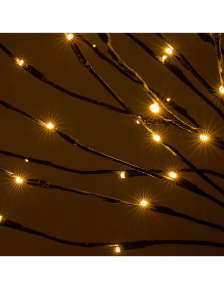 DRZEWKO LED 110cm OŚWIETLENIE ŚWIĄTECZNE BOŻE NARODZENIE LAMPKI Wew/Zew