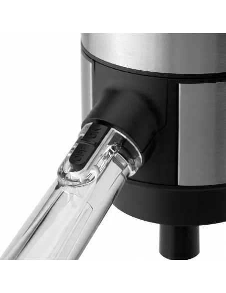 Elektryczny Napowietrzacz do wina AERATOR Nalewak Dozownik do Wina Inox