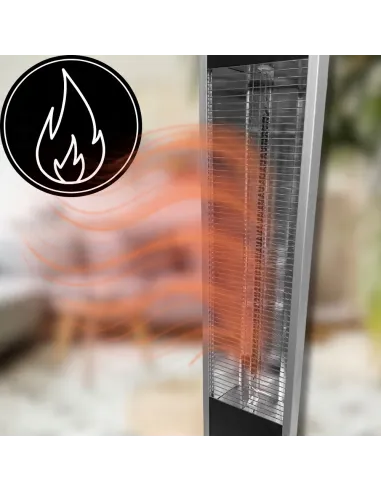 Elektryczny PARASOL GRZEWCZY Stojący PROMIENNIK Ogrodowy Tarasowy 2000W