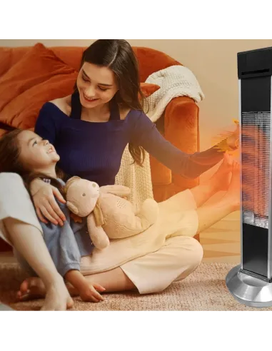 Elektryczny PARASOL GRZEWCZY Stojący PROMIENNIK Ogrodowy Tarasowy 2000W
