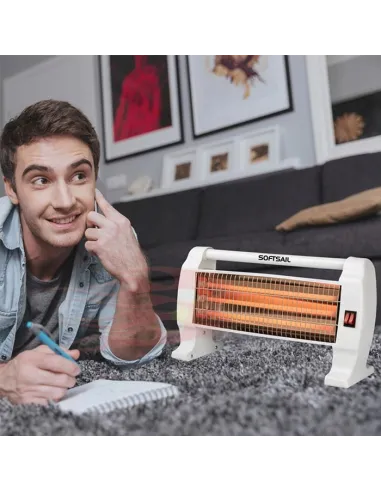 GRZEJNIK KWARCOWY PROMIENNIK PODCZERWIENI FARELKA 1200W SOFTSAIL