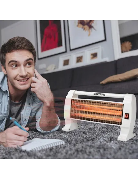 GRZEJNIK KWARCOWY PROMIENNIK PODCZERWIENI FARELKA 1200W SOFTSAIL