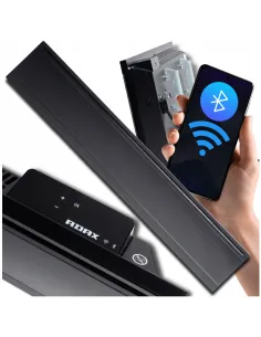 Szklany Grzejnik Konwektorowy Ścienny ADAX 800W Energooszczędny WiFi BT
