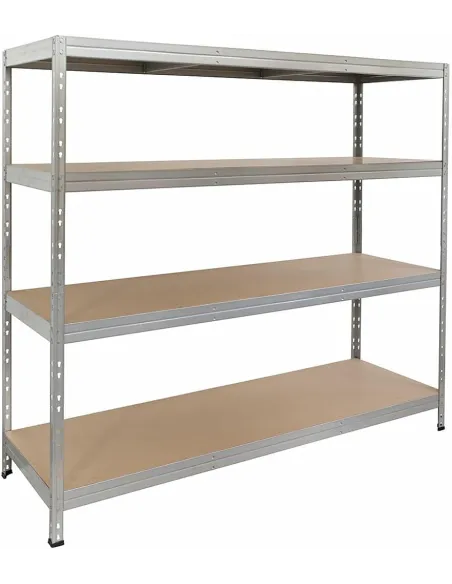 REGAŁ METALOWY MAGAZYNOWY GARAŻOWY Do PIWNICY 180x160x60cm UDZWIG 1000kg