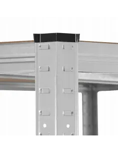 REGAŁ METALOWY MAGAZYNOWY GARAŻOWY Do PIWNICY 180x160x60cm UDZWIG 1000kg 2