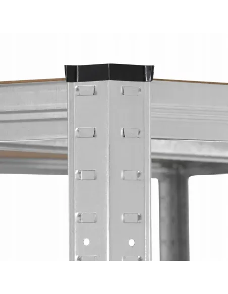 REGAŁ METALOWY MAGAZYNOWY GARAŻOWY Do PIWNICY 180x160x60cm UDZWIG 1000kg