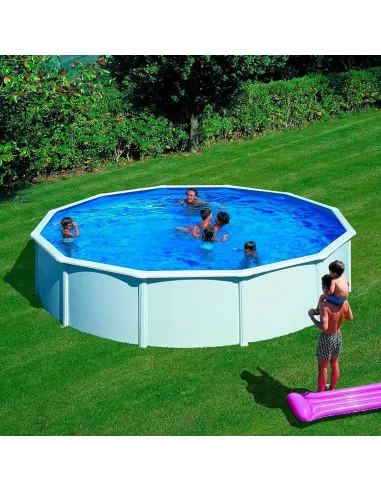 BASEN OGRODOWY CAŁOROCZNY POOLLUX STALOWY KANADYJSKI 360x120 cm