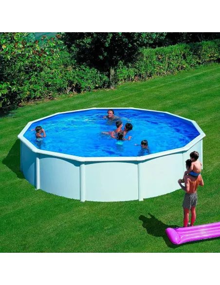 BASEN OGRODOWY CAŁOROCZNY POOLLUX STALOWY KANADYJSKI 300x120 cm